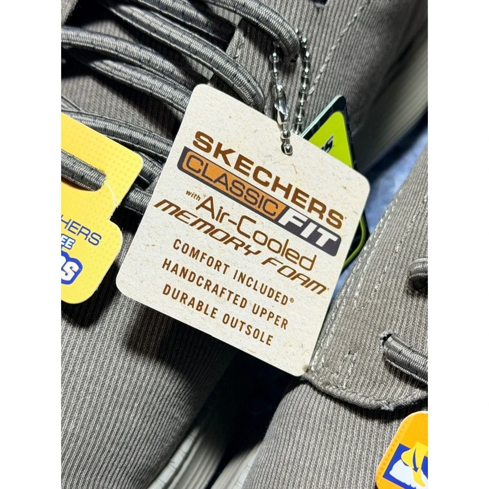 Skechers Hands Free Slip Ins Mens Size‎ 11 Dark Taupe Air Cooled Memory Foam
